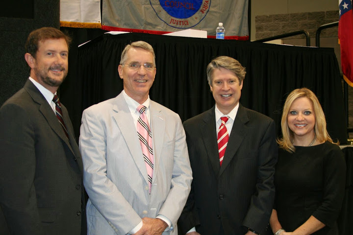 PPGMR Law Attorneys Jim Rankin, Alan Perkins, Brian Ratcliff and Julie Greathouse